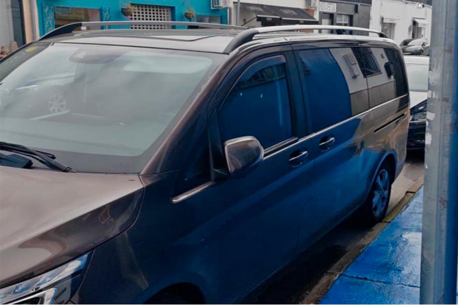 Mercedes Vito W639 2004–2014 Dakrails chroom CAN origineel design (metalen steunen) Korte wielbasis (SHORT) Foto 8