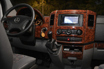 Mercedes Sprinter W906 2006–2018 Dashboard sierlijsten (Meric, 50-delig) Aluminium foto 2