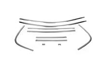 Renault Megane II 2004–2009 Bovenste raamlijsten (6 stuks, RVS) foto 2