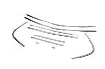 Renault Megane II 2004–2009 Bovenste raamlijsten (6 stuks, RVS) foto 3