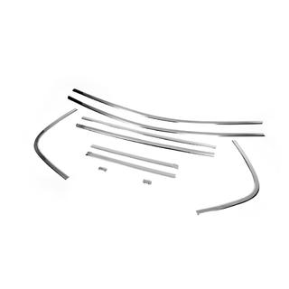Bovenste raamlijsten (6 stuks, RVS) Renault Megane II 2004–2009 foto 3