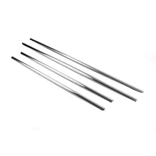 Onderste raamsierlijsten (set 4 stuks, RVS) foto 4