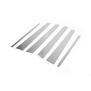 Deurstijl sierlijsten (6 stuks, RVS) foto 3