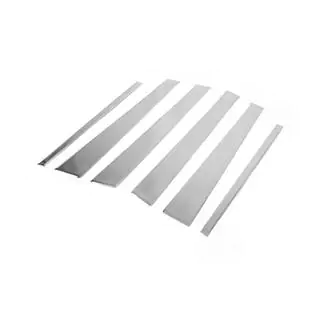 Deurstijl sierlijsten (6 stuks, RVS) foto 3