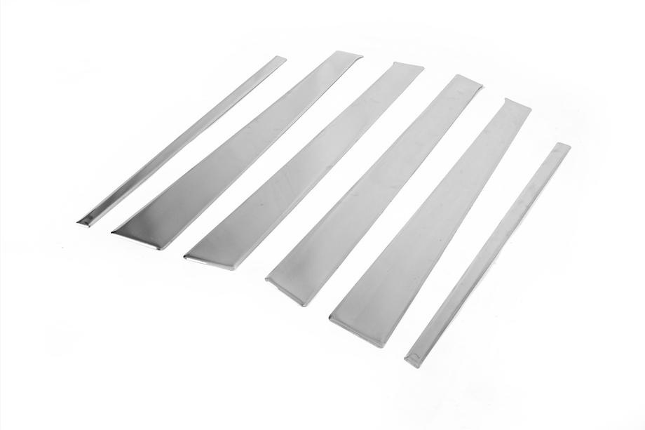 Mercedes ML W163 1997–2005 Deurstijl sierlijsten (6 stuks, RVS) Foto 3
