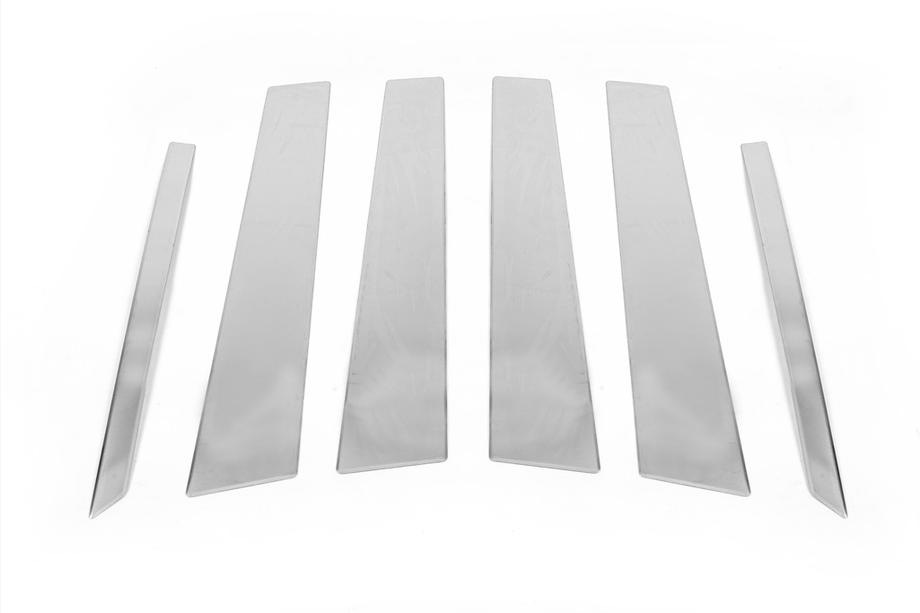 Mercedes ML W164 2005–2011 RVS deurstijl sierlijsten (6 stuks) Foto 2