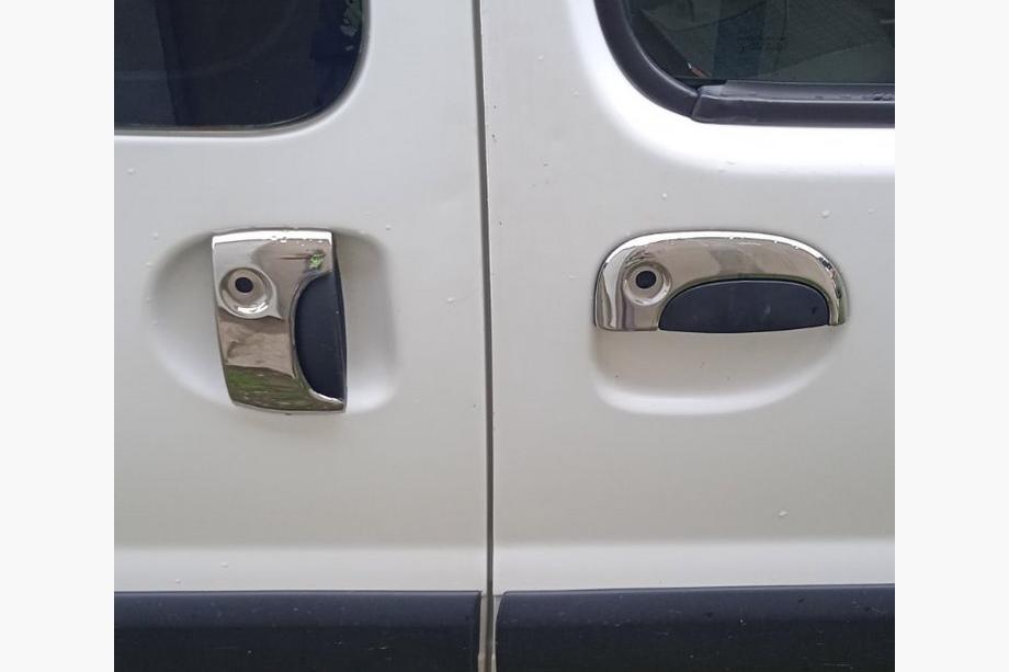 Renault Kangoo 1998–2008 RVS deurgreep covers Twee voorportiergrepen ↗ twee schuifdeurgrepen Image