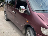 Mercedes Vito W638 1996–2003 Deurgreep covers (roestvrij staal) 3 stuks. Carmos - Turks staal foto 1