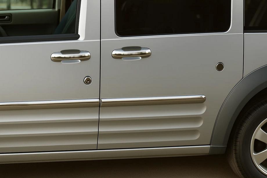 Ford Connect 2010–2013 Slotafdekkappen (5 stuks, RVS) Carmos - Turks staal Image