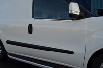 Fiat Doblo II 2010–2022 RVS raamlijsten 2 stuks, Carmos - Turks staal foto 3