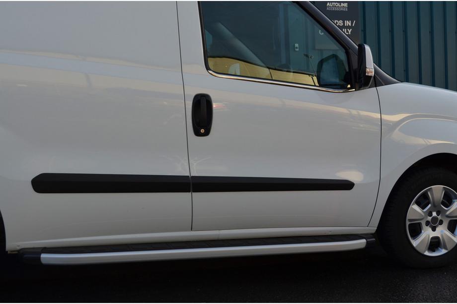 Fiat Doblo II 2010–2022 RVS raamlijsten 2 stuks, Carmos - Turks staal Image