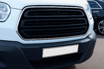 Ford Transit 2014– Grille-omlijsting (2014-2018, 2 stuks, RVS) Carmos - Turks staal foto 1