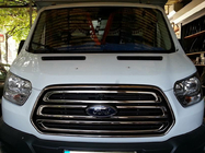 Ford Transit 2014– RVS grille sierlijsten (2014-2018, 3 stuks) Carmos - Turks staal foto 2