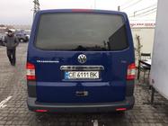 Volkswagen T5 Caravelle 2004–2010 RVS sierstrip boven kentekenplaat op achterklep foto 2