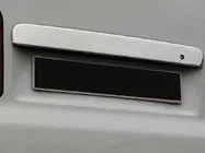 Volkswagen T5 Caravelle 2004–2010 RVS sierlijst boven kenteken voor openslaande achterdeuren foto 2