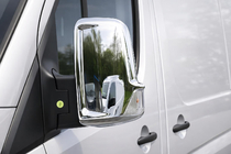 Mercedes Sprinter W906 2006–2018 Spiegelkappen set (2 stuks) Carmos, Turks staal foto 2