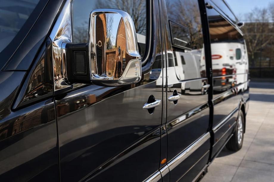 Mercedes Sprinter W906 2006–2018 Spiegelkappen set (2 stuks) Carmos, Turks staal Image