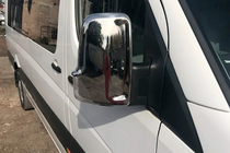Volkswagen Crafter 2006–2016 Spiegelkappen set (2 stuks) Carmos, Turks staal foto 2