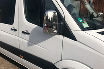 Volkswagen Crafter 2006–2016 Spiegelkappen set (2 stuks) Carmos, Turks staal foto 4