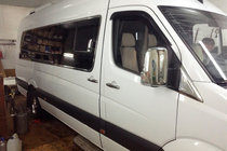 Volkswagen Crafter 2006–2016 Spiegelkappen set (2 stuks) Carmos, Turks staal foto 5