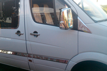 Volkswagen Crafter 2006–2016 Spiegelkappen set (2 stuks) Carmos, Turks staal foto 7