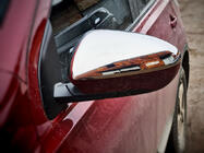 Nissan Qashqai 2010–2014 RVS spiegelkappen (set van 2) foto 2