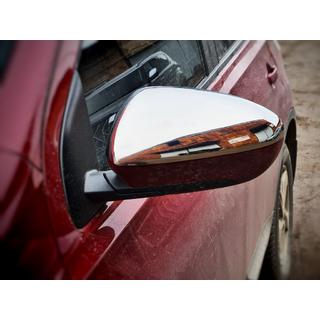 RVS spiegelkappen (set van 2) Nissan Qashqai 2010–2014 foto 2