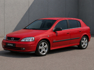 Opel Astra G Classic 1998–2012 Raamomlijsting chroom (4 stuks) foto 3
