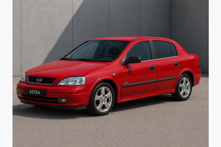 Opel Astra G Classic 1998–2012 Raamomlijsting chroom (4 stuks) Image