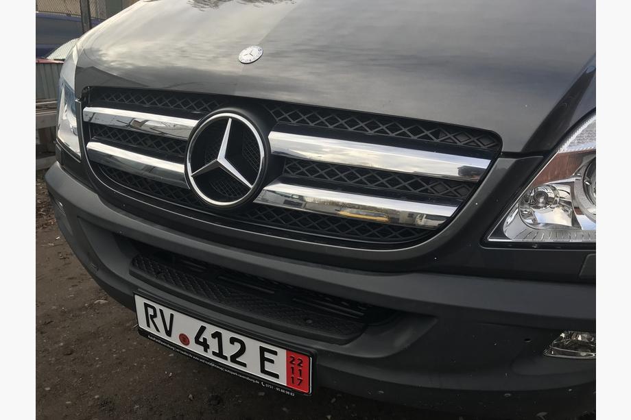 Mercedes Sprinter W906 2006–2018 Grille sierlijsten (2006-2013, RVS) Foto 7