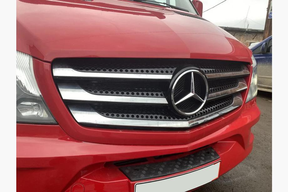 Mercedes Sprinter W906 2006–2018 RVS grillelijsten (2013↗) Foto 6