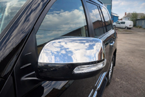 Toyota Land Cruiser Prado 150 2009–2023 RVS spiegelkappen (2 stuks) Carmos - Turks staal foto 1