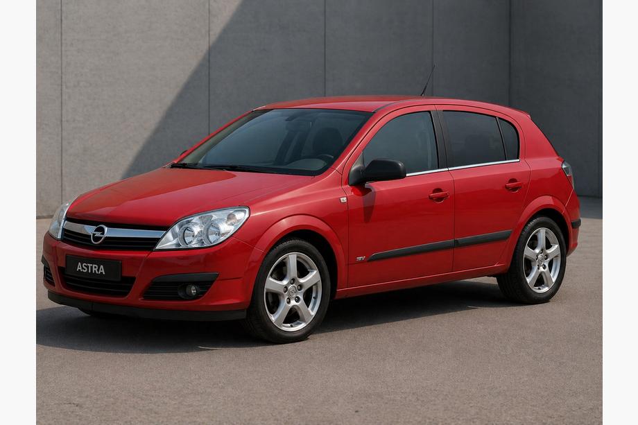 Opel Astra H 2004–2013 Buitenste raamomlijsting (RVS) Image