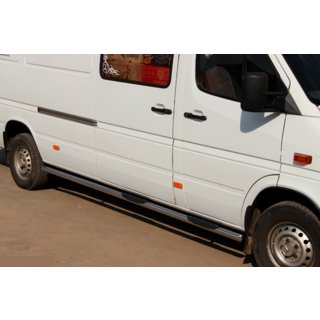 Sidebars (2 stuks, RVS) Mercedes Sprinter W901/902/903/904/905 1995–2006 foto 1