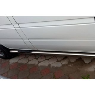 Sidebars (2 stuks, RVS) Mercedes Sprinter W901/902/903/904/905 1995–2006 foto 2