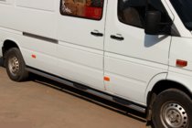 Volkswagen LT 1995–2006 Sidebars (2 stuks, RVS) foto 5