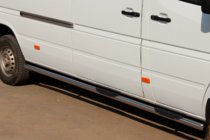 Volkswagen LT 1995–2006 Sidebars (2 stuks, RVS) foto 1