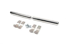Volkswagen LT 1995–2006 Sidebars achter het achterwiel (2 st., RVS) Lange wielbasis foto 2