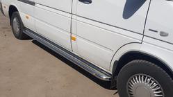 Volkswagen LT 1995–2006 Premium side steps (2 st., RVS) Middellange wielbasis, Ø60 foto 4