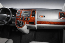 Volkswagen T5 Transporter 2003–2010 Dashboardpanelen (Turkije) Aluminium foto 1