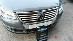 Volkswagen Passat B6 2006–2012 Grille sierlijsten (8-delig, RVS) foto 4