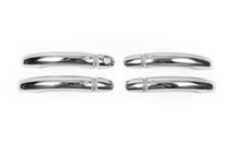 Audi Q7 2005–2015 RVS deurgreepkappen (4 stuks) Carmos, met knop foto 6