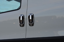 Citroen Nemo 2007–2017 RVS deurgreep covers + omlijsting set (8-delig) Carmos - Turks staal foto 2