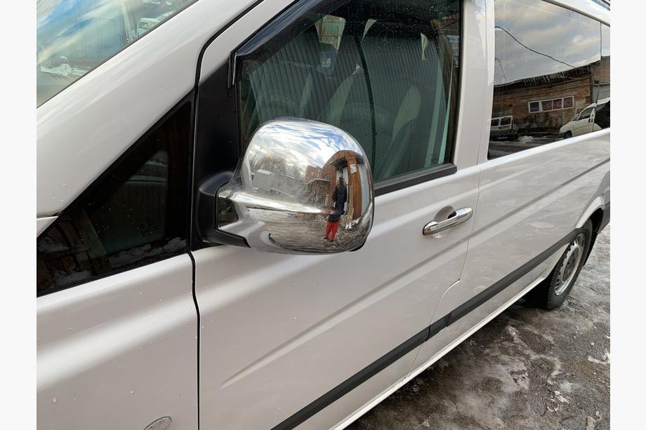 Mercedes Vito W639 2004–2014 Chroom spiegelkappen Vito 2004-2010 (2 stuks) Foto 2