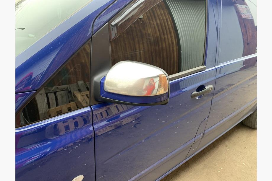 Mercedes Vito W639 2004–2014 Spiegelkappen Vito 2010-2015 (2 st.) OmsaLine - Italiaans roestvrij staal Foto 6