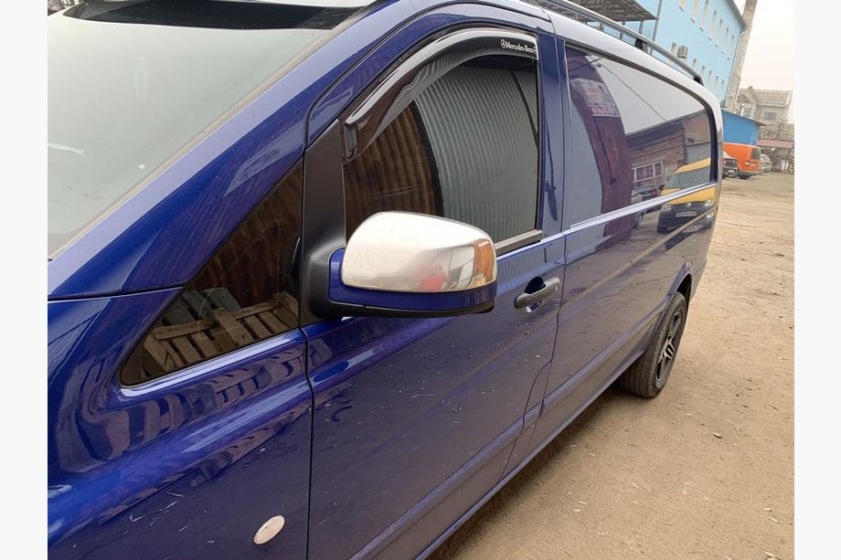 Mercedes Vito W639 2004–2014 Spiegelkappen Vito 2010-2015 (2 st.) OmsaLine - Italiaans roestvrij staal Foto 2
