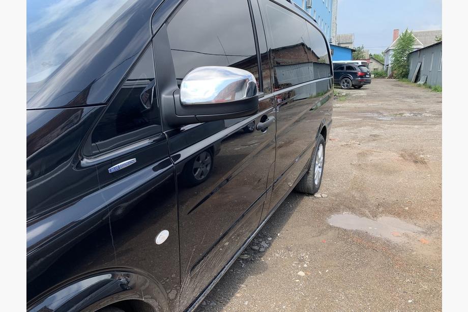 Mercedes Vito W639 2004–2014 Spiegelkappen Vito 2010-2015 (2 st.) OmsaLine - Italiaans roestvrij staal Foto 10