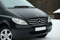 Mercedes Vito W639 2004–2014 RVS grillelijst 2004-2010 Carmos - Turks staal foto 1