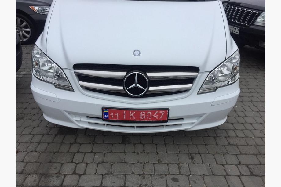 Mercedes Vito W639 2004–2014 Grille sierlijsten 2010-2015 (RVS) Foto 4