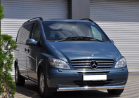 Mercedes Vito W639 2004–2014 Voorbumperbescherming ST008 (RVS) 2004-2010, 60 mm foto 3